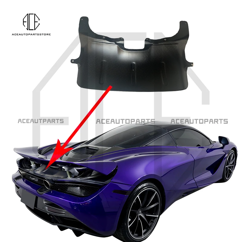 720s rear exhaust pipe heat insulation cover carbon fiber rear exhaust cover rear trim cover for McLaren 720s