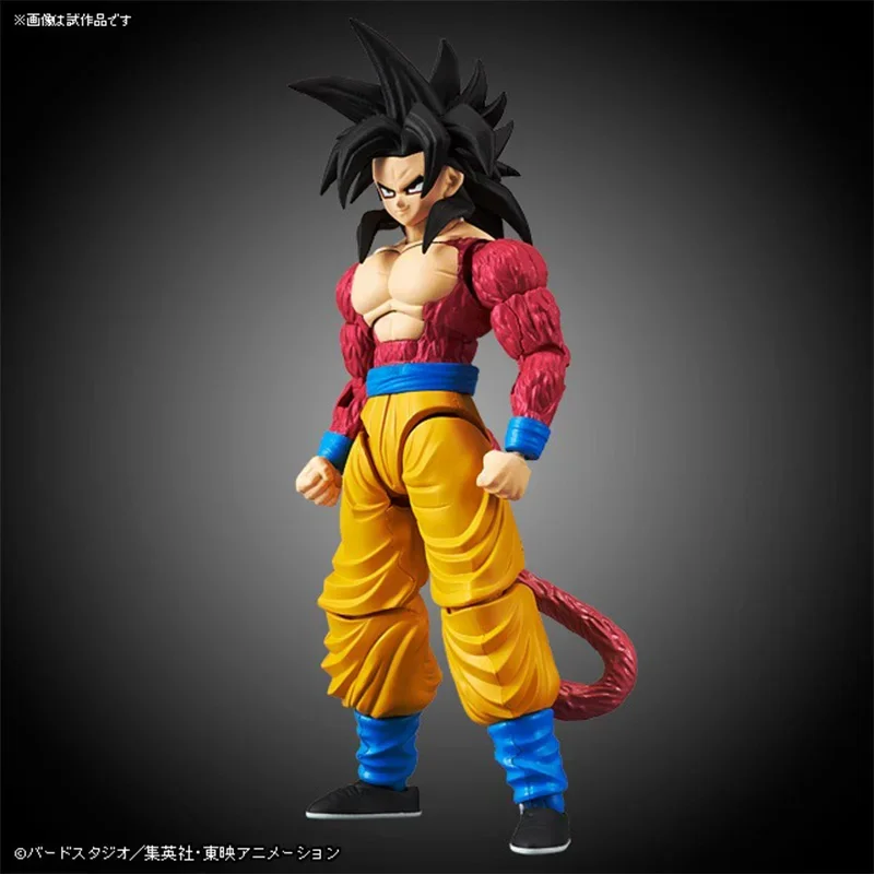 Em estoque bandai figura ascensão padrão dragon ball super saiyan 4 filho gokou vegeta montagem dos desenhos animados anime figura de ação modelo brinquedo