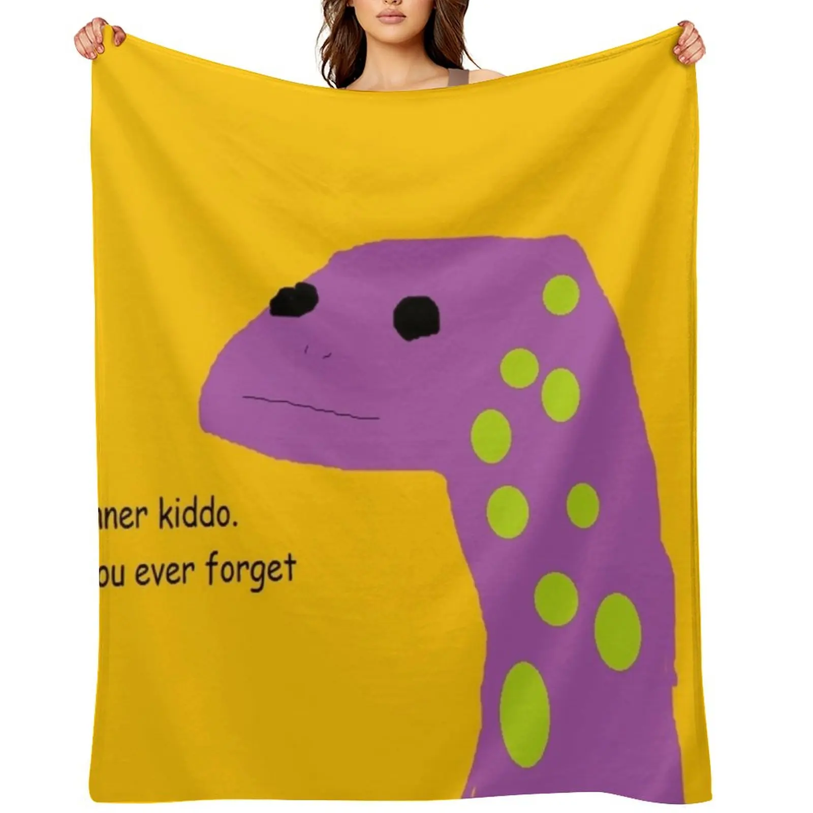 

motivational lizard Throw Blanket Winter beds For Sofa Thin decorative Beach Blankets