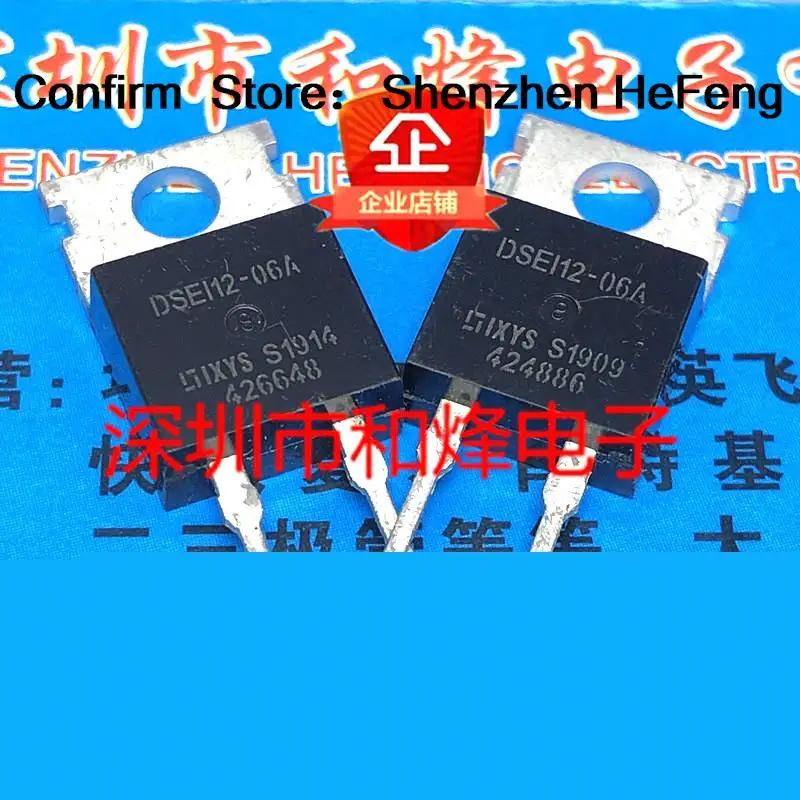 5PCS-10PCS DSEI12-06A TO-220 600V 12A Original En Stock Quicky Shipping