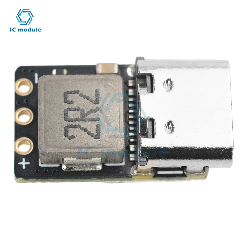 2S 3S 3.7V Step up Li-ion Battery Fast Charging Module mini Type-C Boost Converter High Power QC Fast Charging