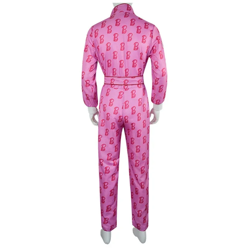 بذلة أنيمي كين زي تنكري للرجال البالغين ، بذلة ، زي زينتاي ، حرف وردي ، فيلم ، هالوين ، كرنفال ، حفلة