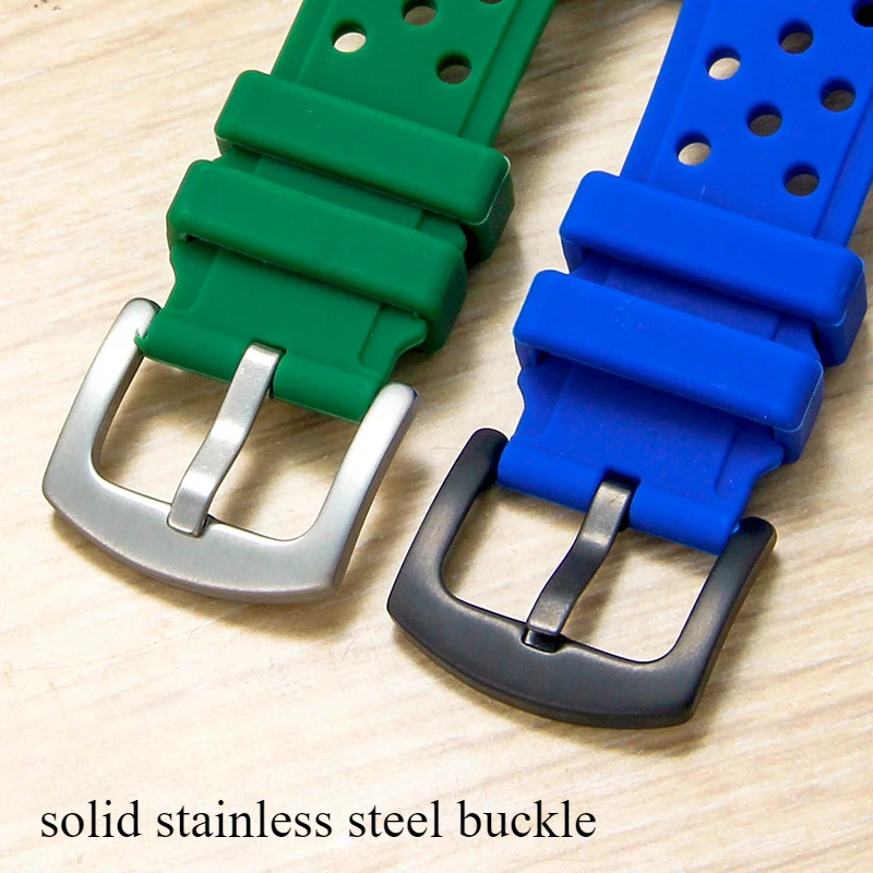 Pulseira de relógio de silicone com design especial respirável e amigável à pele para tag heuer aquaracer série f1, pulseira de múltiplas combinações 22mm