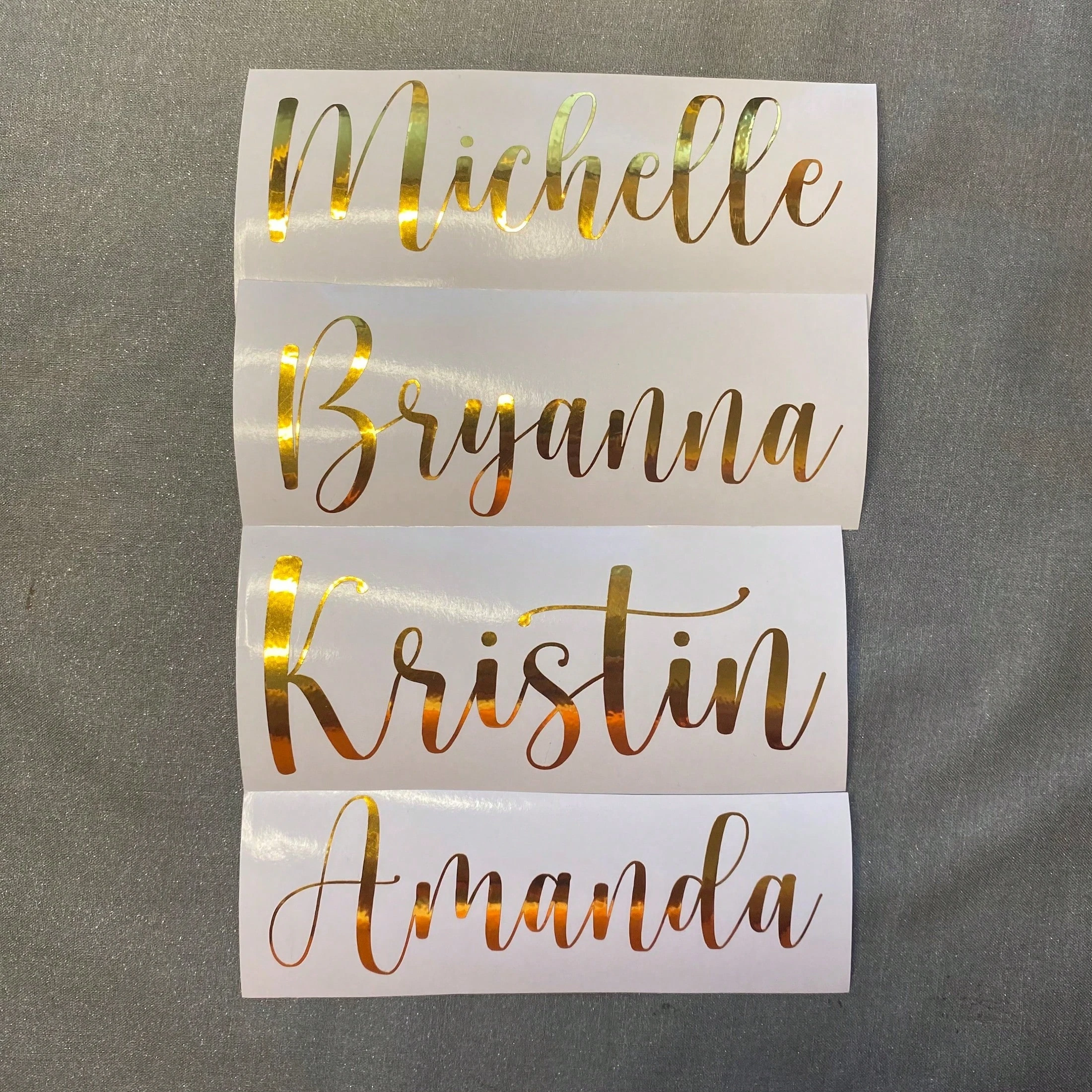1/3/5pc Personalized Custom Name Tag Stickers, 3-6 Inch Labels, Name Decal, Personalized, Unique Ideal Gifts For Her Friends image 5
