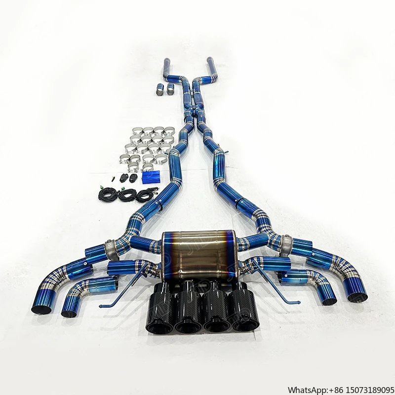 

Выхлопная система JTLD Performance Titanium Exhaust Valvetronic Catback для M8 F91 F92 F93 2019+ с клапанной регулировкой и выхлопными трубами