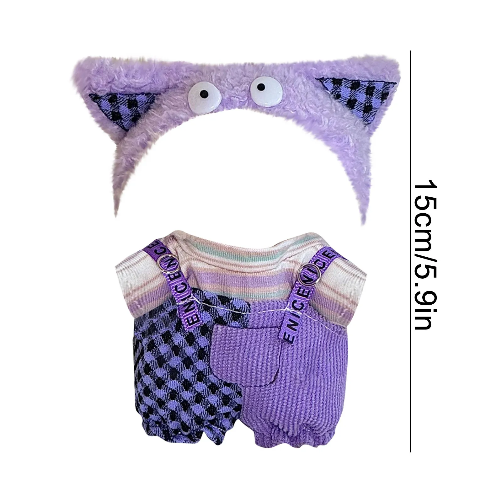 

Labubu Plastic Mini Clothes Organizer Doll Clothes Rack Labubu Dollhouse Furniture Toy Cosplay