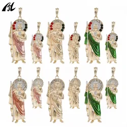New Arrival Unique Men Women Dijes Religiosos Para Pulseras Oro Laminado De 14k 18k Pulsera San Judas Tadeo Pulseras