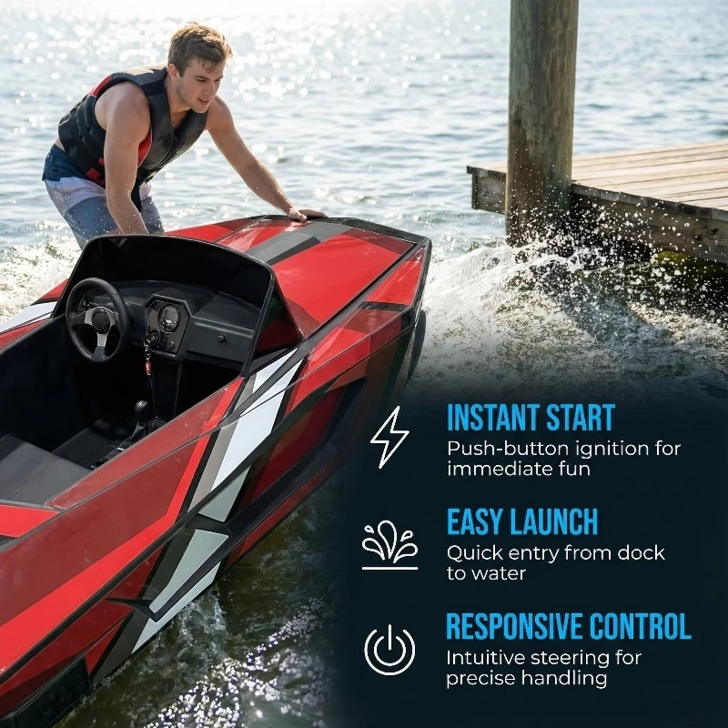 Electric Water Jet Boat Fashionable Jet Ski Electric Go-Kart Wave Surfing E-Boat for Water Sport