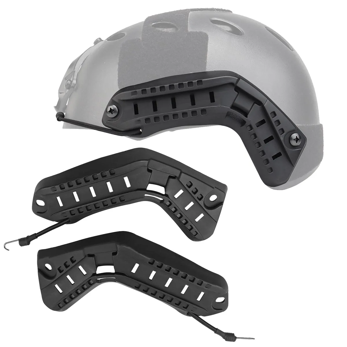 Tactical HL-31 HL-32 FAST Helmet Side Guide Rail ARC Helmet Mount Rail Hunting Airsoft HL-31 HL-32 Helmet Accessories