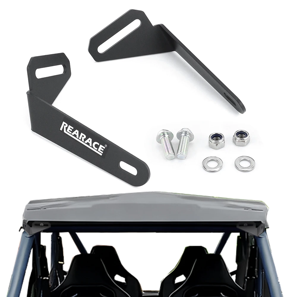 

Motorcycle LED Light Bar Mounting Brackets For Honda Talon 1000X 1000R 2019-2025 42" Straight/Curved Roof LED Light Bar Brackets
