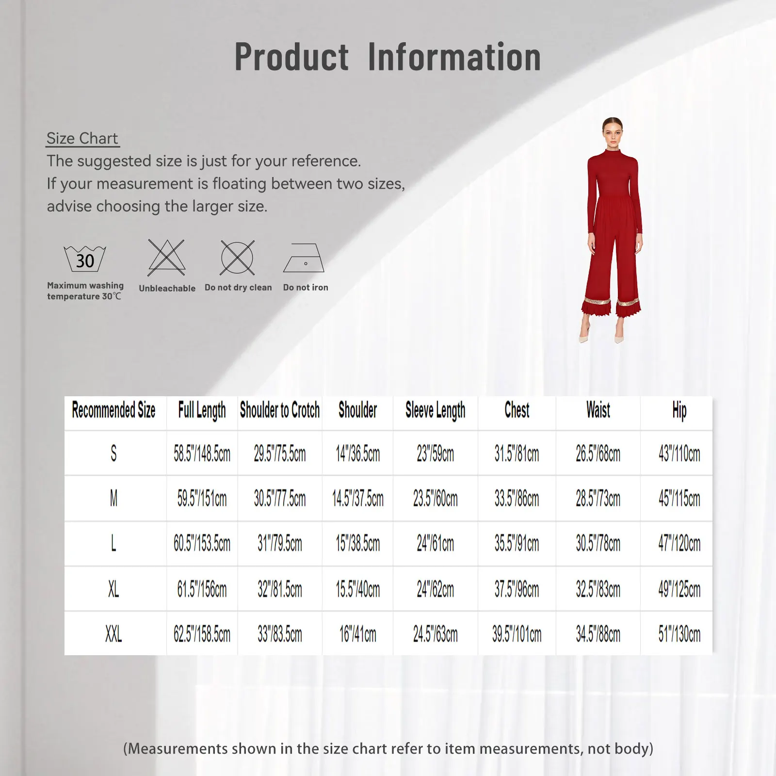 女性用礼拝賛美教会ロンパース長袖バックジップアップワイドレッグパンツワンピースジャンプスーツ、リリカルダンス、典礼用衣装