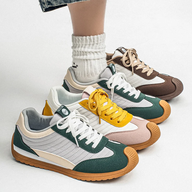 

Мужские дышащие всесезонные кроссовки для активного отдыха с мягкой подошвой, удобные повседневные кроссовки, новинка 2026 года, студенческие кроссовки-кеды