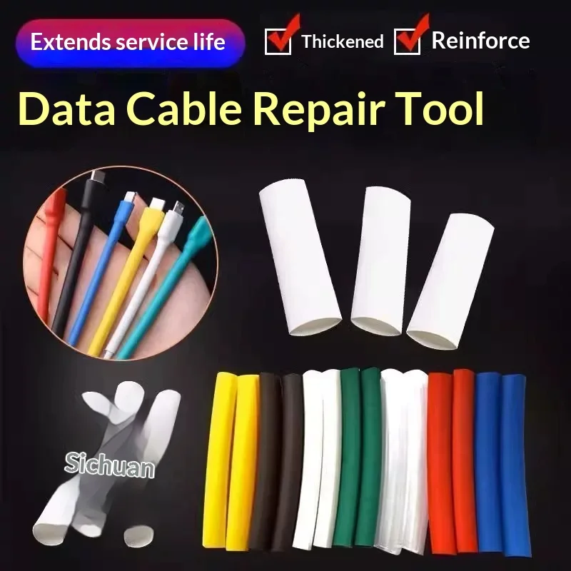 492/168pcs Heat Shrink Sleeving Tube Kit waterproof insulation sleeve, wire connection protective cover for data cable headphone