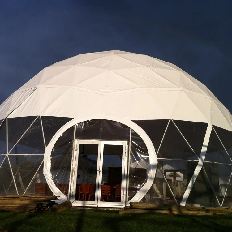 Transparent Internet celebrity spherical tent outdoor multi-player large luxury villa banquet tent wild luxury star camp tent