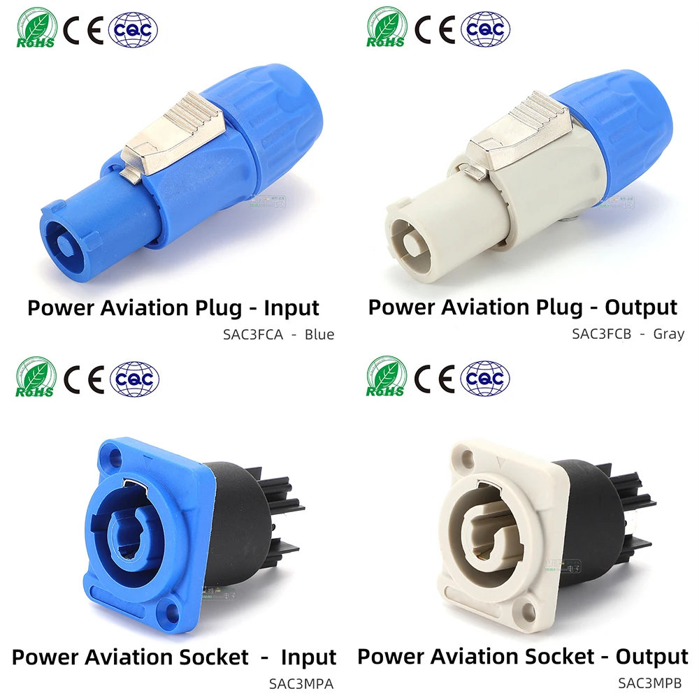 NAC3FX 16A PowerCON Aviation Steckdose Power Eingang Ausgang Adapter IP65 Für Industrielle Steuerung LED Bildschirm Licht Audio Signal ﻿ – Detail 32