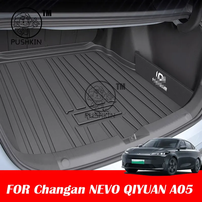 

TPE Car Trunk Mat For Changan Nevo A05 Qiyuan A05 2024 2025 Anti-scratch Rubber Storage Carpet Pad Accessories