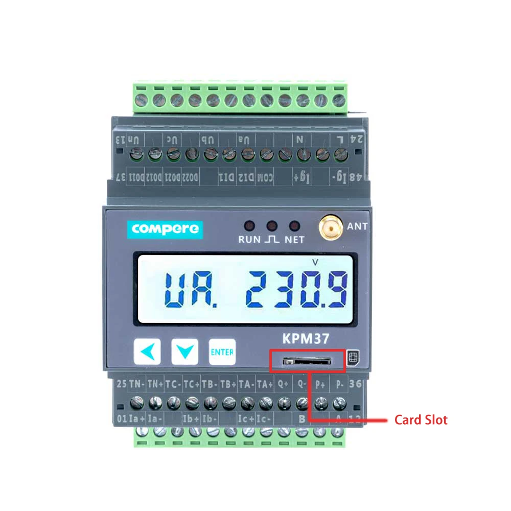 3 Phase 4 Wire Smart Meter Digital Power Consumption Meter 4G Power Meter For Solar Photovoltaic System