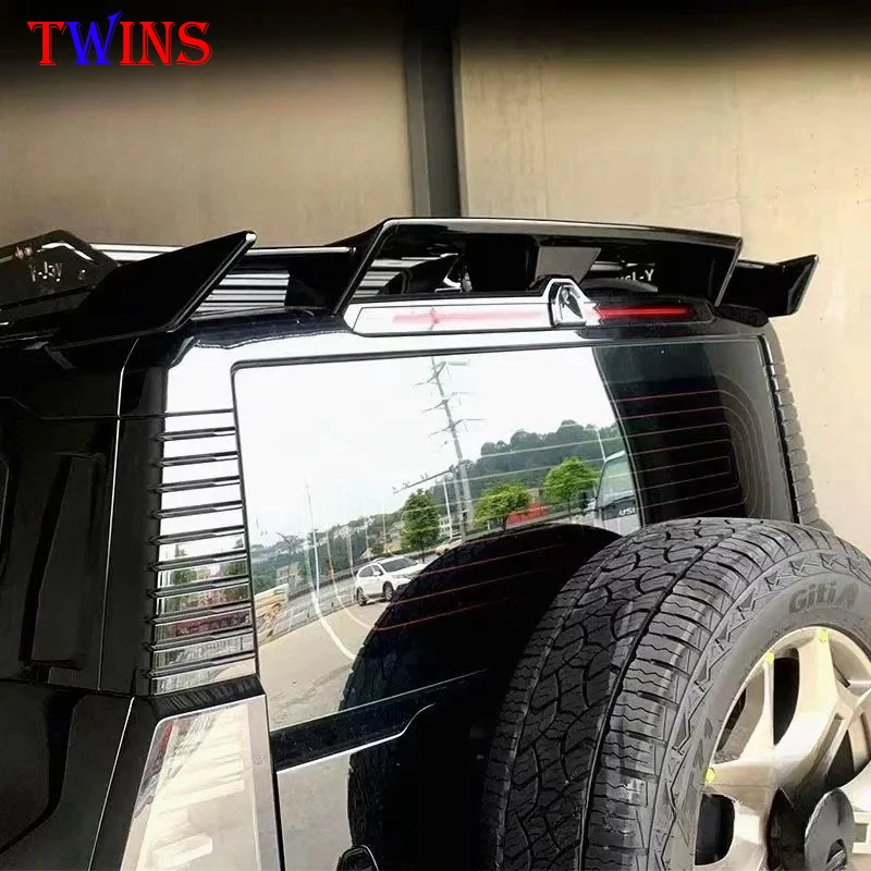 Roof Fixed Wing Large Tail Wing Modified Black Roof Spoilers Fit for JETOUR Traveler T2 2023-2024 Car Outside Decoration piece