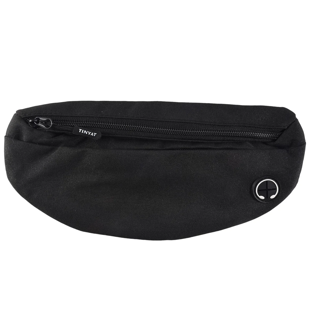 ABQR Męska Torba na Pas Casual Duża Torba na Telefon Saszetka Podróżna Torba na Telefon Nerka z 4 Kieszeniami Czarna