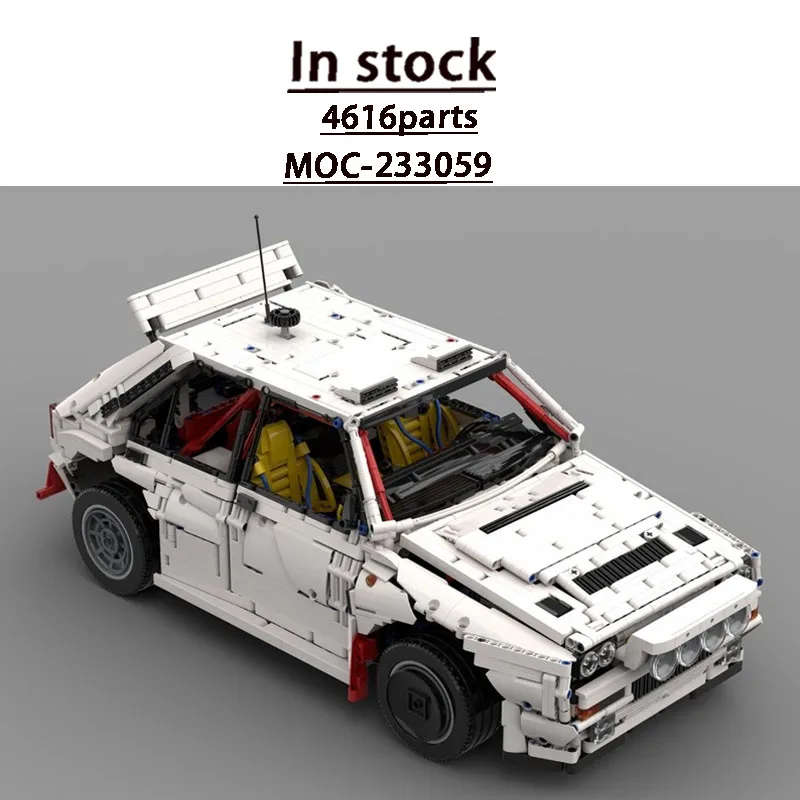 

MOC-233059 Новая модель городского спортивного суперкара из строительных блоков, 4616 деталей, MOC, креативный подарок для мальчиков на день рождения или Рождество