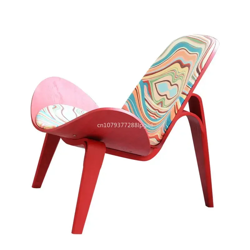 Airplane Chair Shell Single Casual Creative Modern Simple Ins Balcony Discuss Italian Designer Dining Chair Furniture