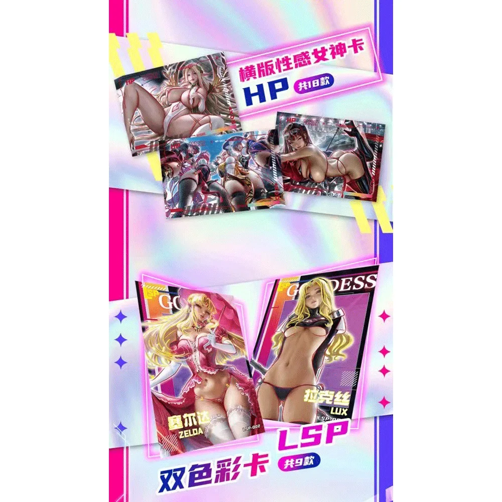 Großhandel Göttin Geschichte Sammlung Karten Karneval Göttin Party Anime Mädchen Badeanzug Bikini Fest Booster Box