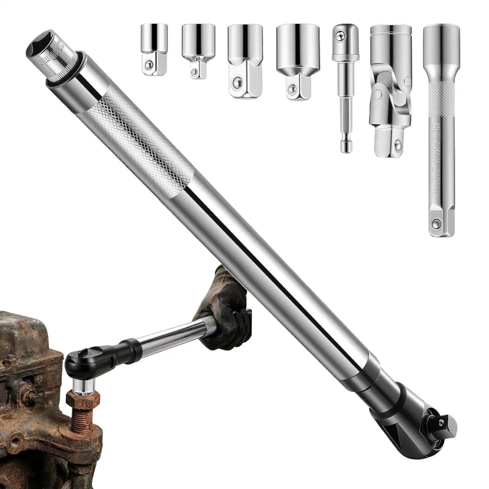 

Ratchet Wrenches Heavy-Duty Comfortable Grip Spanner Drive Socket Wrench For Bike Maintenance Electronics Handmade Projects
