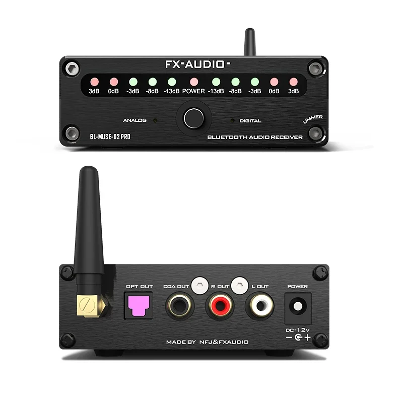 2022 FX-Audio New MUSE-02PRO QCC5125 Bluetooth@5.1 HiFi CD Grade