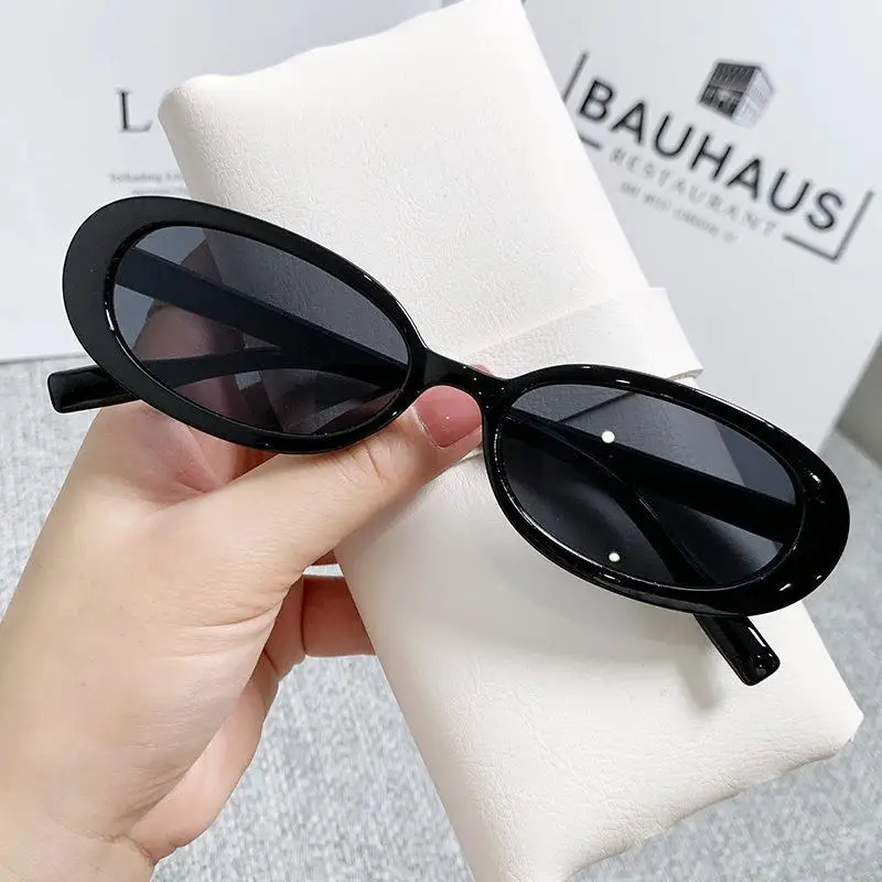 Vintage Oval Style Sunglasses Woman Round Retro Sun Glasses Femininity Small Frame Mirror Classic Eyewear UV400 Oculos De Sol