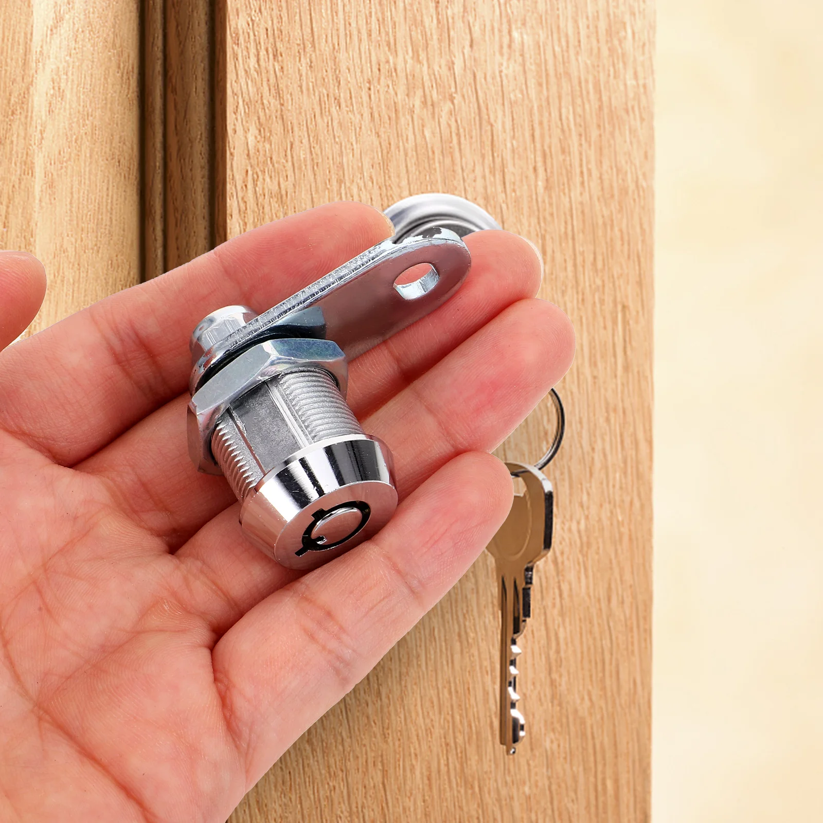 

1 Set Cabinet Alloy Copper Steel Security Lock For Drawers Mailboxes Toolboxes Heavy Duty Door Replacement Metal Lock