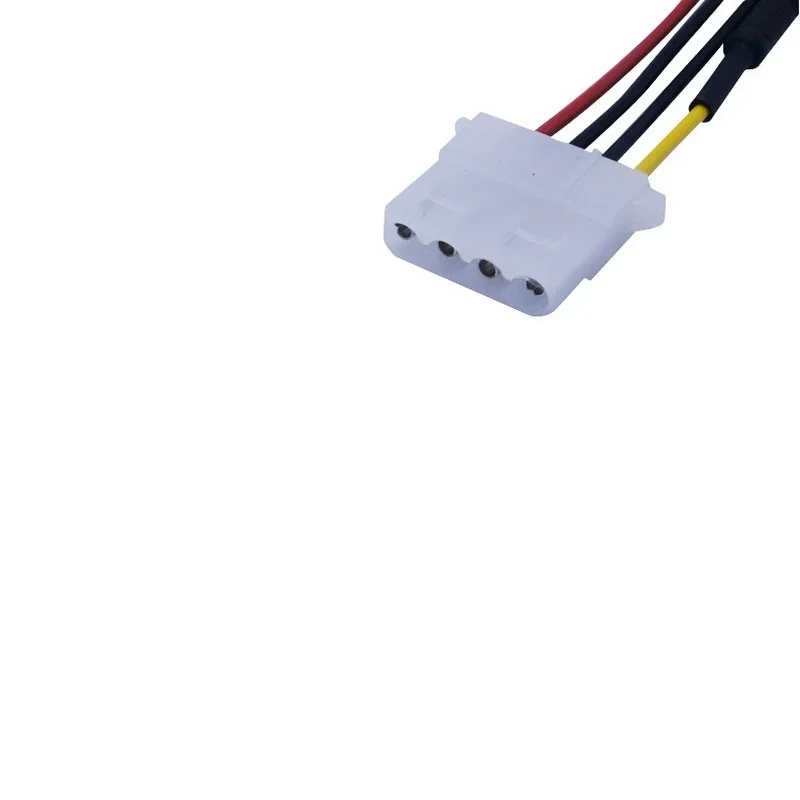 New 4-Pin Molex Computer PC Case Fan Speed Reducer Low Noise Extension Cord Adaptor Adaptor