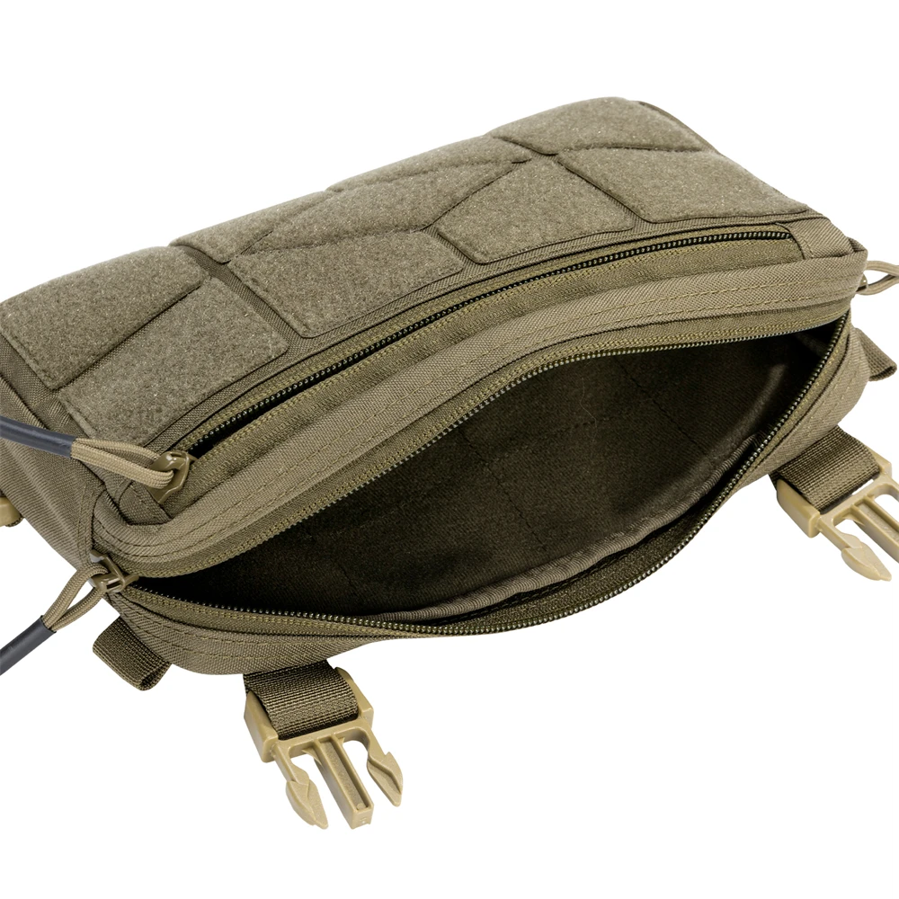 Taktische Brust Taschen Jagd Weste Outdoor Camping Schulter Rucksack Männer Motorrad Tasche Radfahren Klettern Bauch Fanny Pack Fahrrad – Detail 9