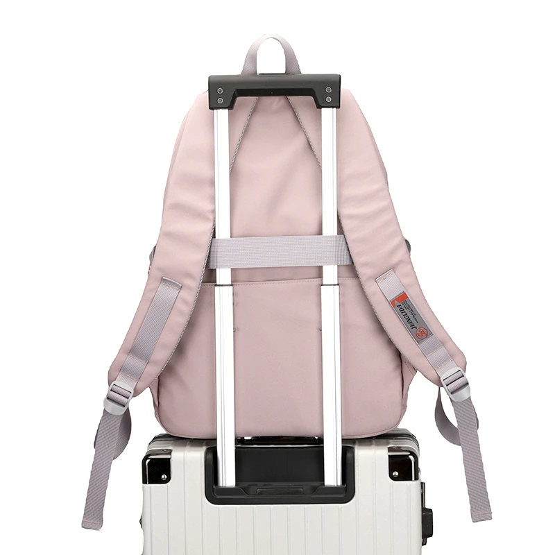 Large-Capacity Unisex Student Backpack Durable Nylon Casual Backpack Multi-Compartment Travel Backpack Daily Commuter Backpack