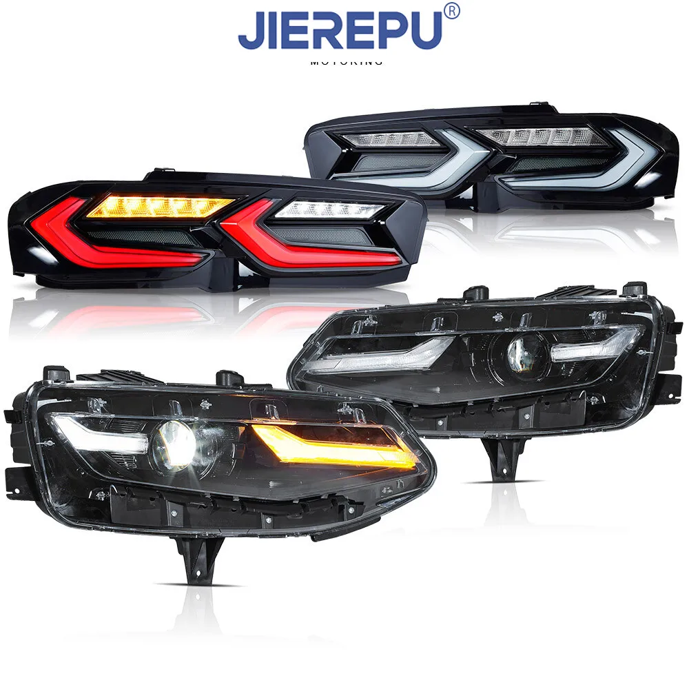 

1Pair Turn Signal LED Headlights&Tail Lights For 2019-2024 Chevy Camaro Coupe Convertible