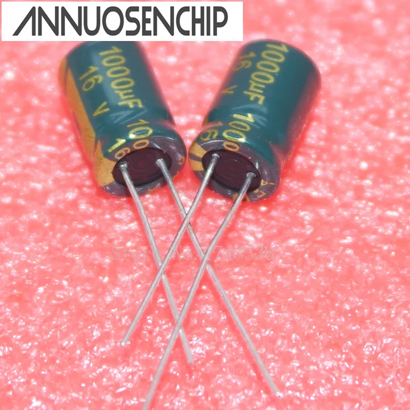 

105-degree high-frequency electrolytic Capacitor 16V 1000UF volume 8 * 12