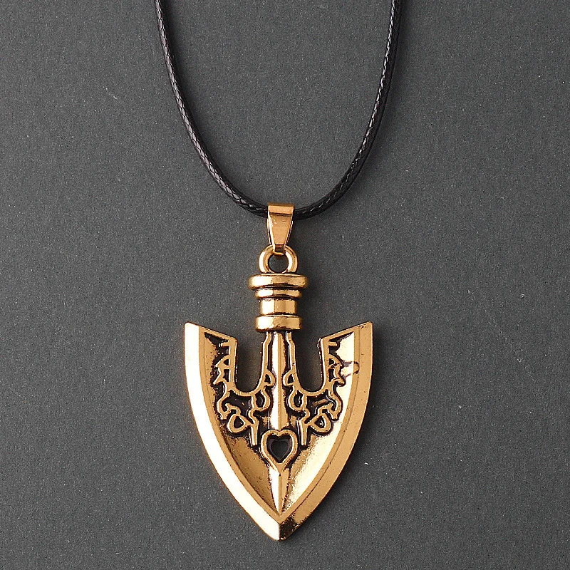 Anime Jojo Bizarre Adventure Halskette Kujo Jotaro Pfeil Metall Anhänger Kette Anhänger Halskette Schlüsselbund Für Männer Frauen Geschenke – Detail 10