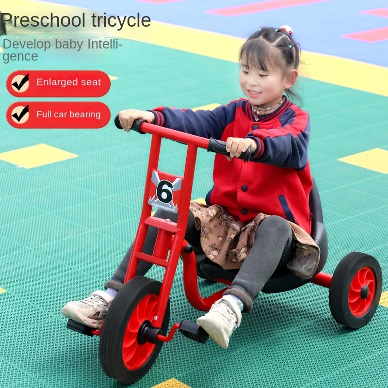 Lightweight Kindergarten Tricycle – Fun Racing Preschool Stroller, Three-Wheel Structure Design for Children, Safe and Sturdy