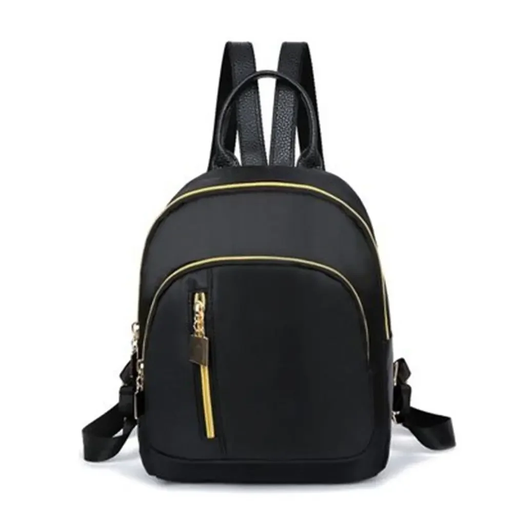 

Women Backpack Travel Casual Waterproof Oxford Shoulder Bags Female Large Capacity Handbag Rucksack Black Purse School Pack