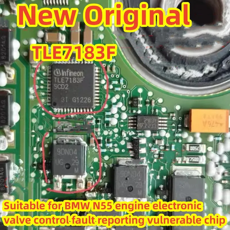 1pcs/lot TLE7183F SCD2 Suitable for BMW N55 engine electronic valve control fault reporting vulnerable chip