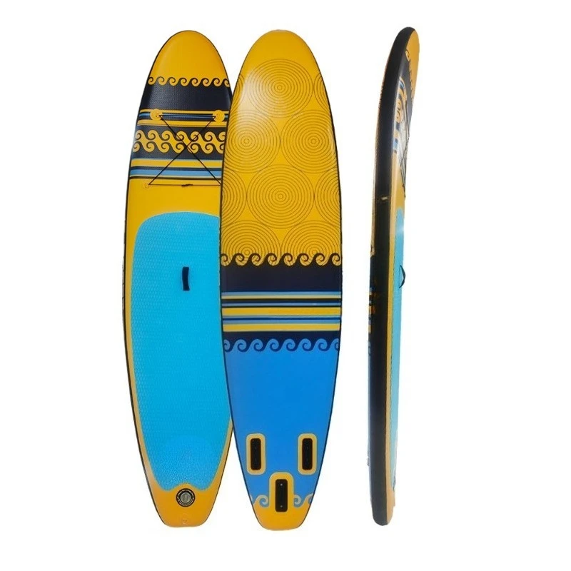 Inflatable folding paddle board, standing multi-functional paddle surfboard