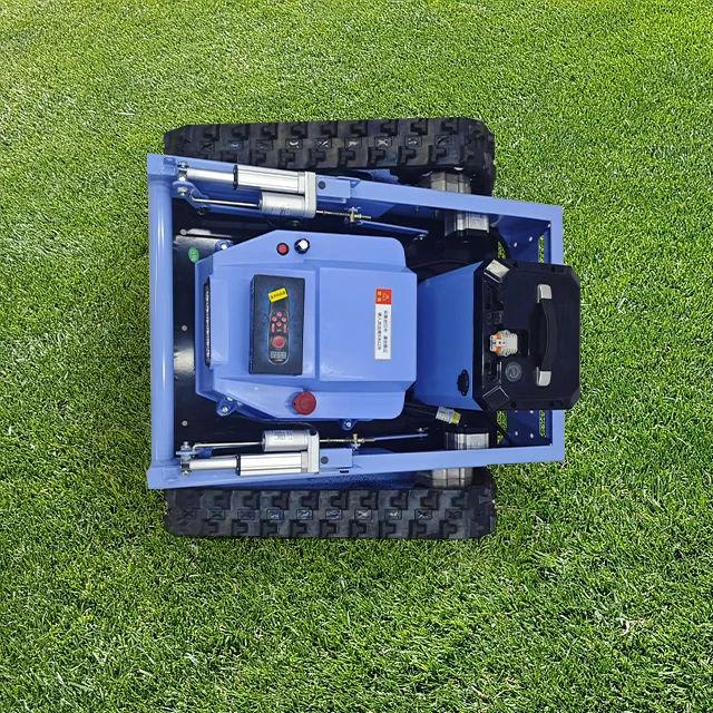 

Crawler-Type 48V Wireless Remote Control Industrial Lawn Mower 4-Stroke 190cc Engine Newly Upgraded for Orchard Use