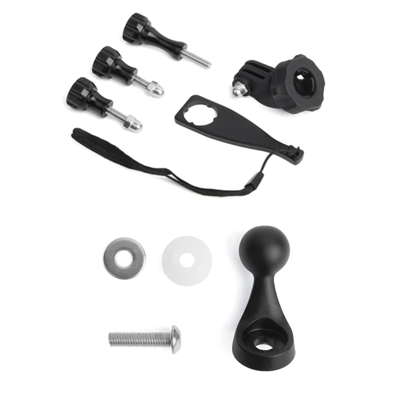 Panical Action Camera Mount Bottom Headlight First Perspective Kit 2018-2025 For Honda Gold Wing GL1800 GL1800B F6B 16mm Ball