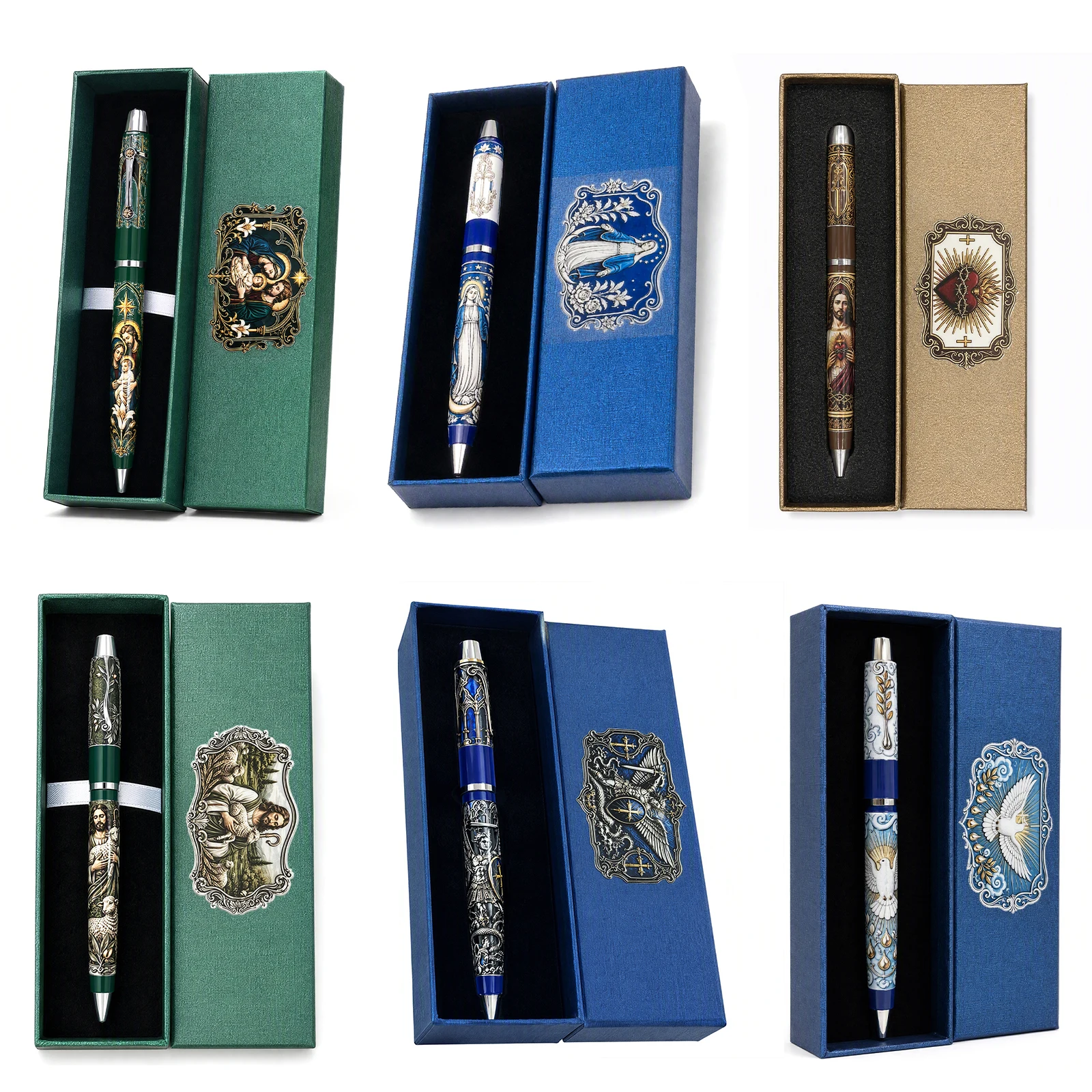 Religious Scripture Writing Pen Set Devotional Notes Bible Study Stationery Christian Gift for Women Prayer