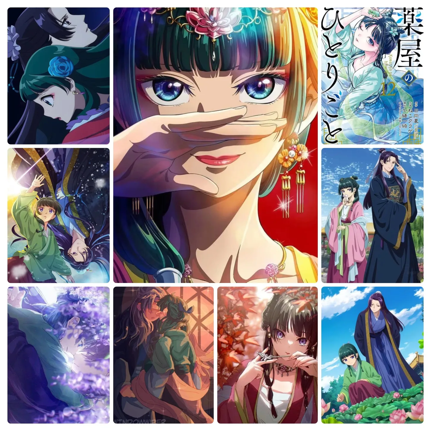 Large Size Jigsaw Puzzle 500/1000/1200/2000 Pcs The Apothecary Diaries Anime Jigsaw Puzzles for Adults Stress Relief Toys Gift