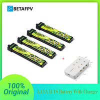 BETAFPV LAVA II 1S Battery For Air65, Meteor65 Pro, Air75, Meteor75 Pro Whoop Drones With 6 Ports 1S Charger