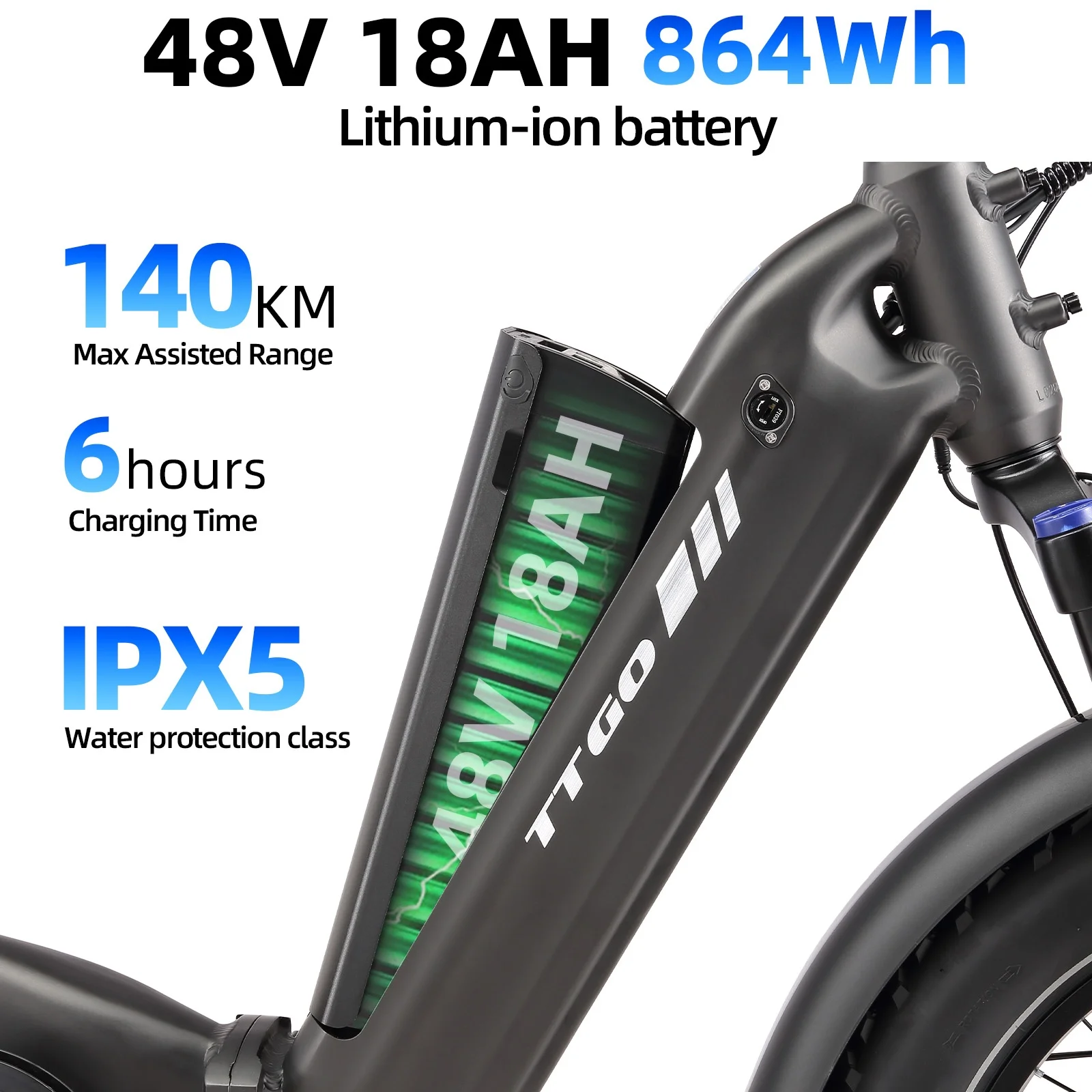 Vélo Électrique Pliable TTGO F6 Boost 250W - close-up view