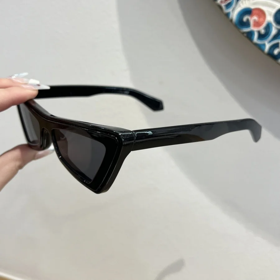 1Pc Unisex Glasses New Style Cool Triangle Cat Eye Y2K Music Festival Retro Trendy Holiday Gift Daily Outing Sports Cycling Sun image 4