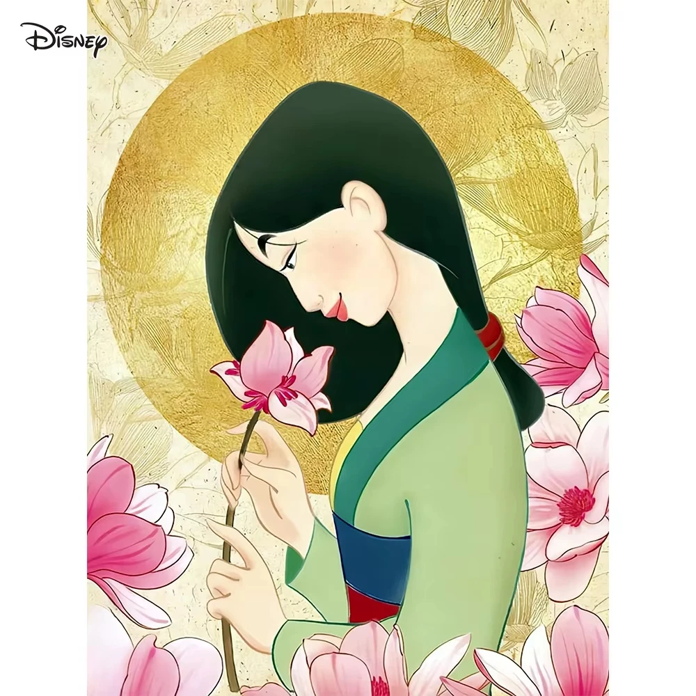 MINISO فرملس ديزني 5D DIY الماس الفسيفساء مولان الأميرة الراين اللوحة الماس التطريز جديد وصول ديكور المنزل #2