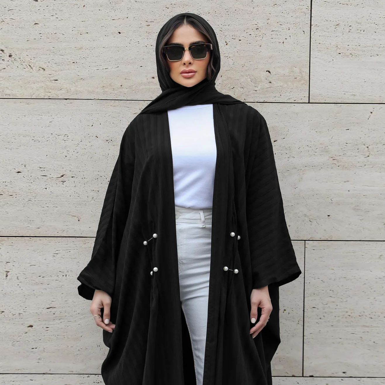 New Fashion Coat Robe Women 2024 Muslim Türkiye Casual Large Size Abaya