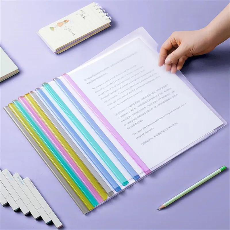 

Transparent File Holder A4 File Folder Presentation Filing Products Document Bag Stationery Storage Arrangement Paper Splint